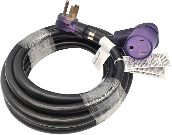 Parkworld 6AWG NEMA 6-50 Extension Cord 50 AMP, 250-Volt 6 Gauge Welder Extension Cord 50A 3-Prong 6-50P to 6-50R (20FT)