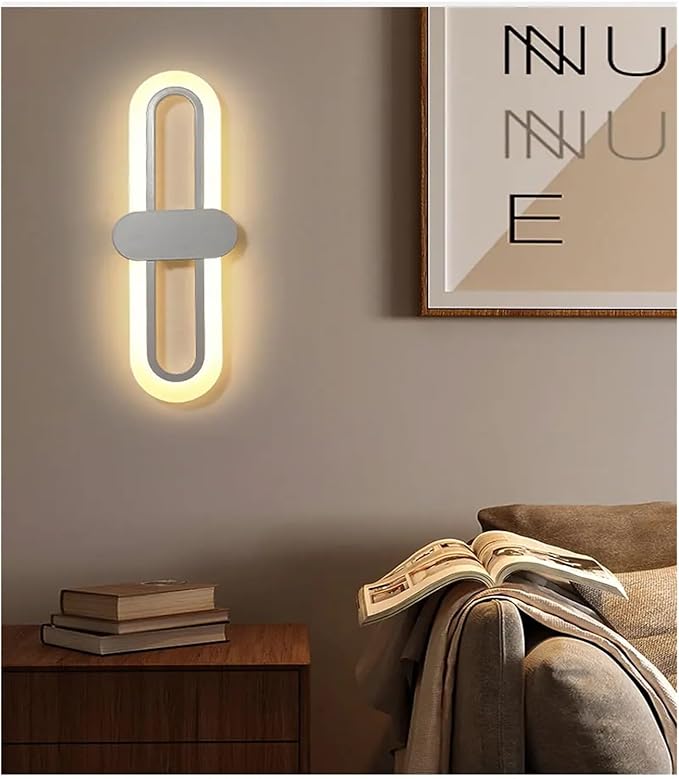 Modern Minimalist Living Room Background Wall Led Three-Color Light-Changing Wall Lamp Simple Aisle Balcony Lamp,Wall Lamp