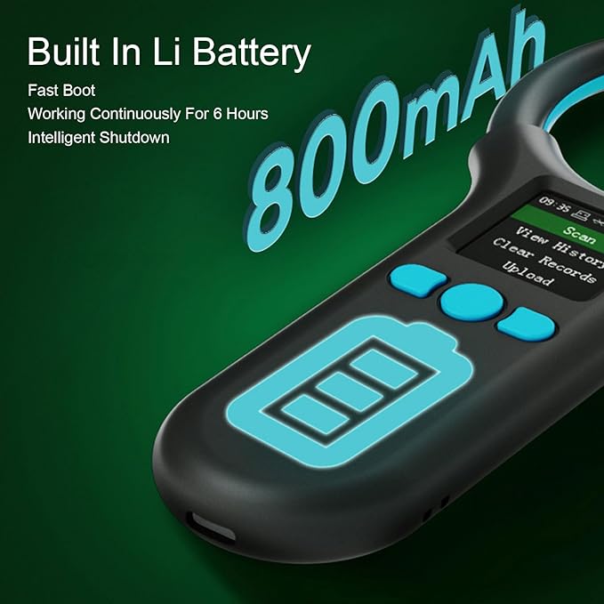GOWENIC Pet Microchip Scanner, Rechargeable FDX - B/EMID (15/10) Bit Micro Chip Reader Scanner 134.2khz / 125khz, 1.44" TFT Display, for Animal/Pets/Pigs/Dogs/Cats