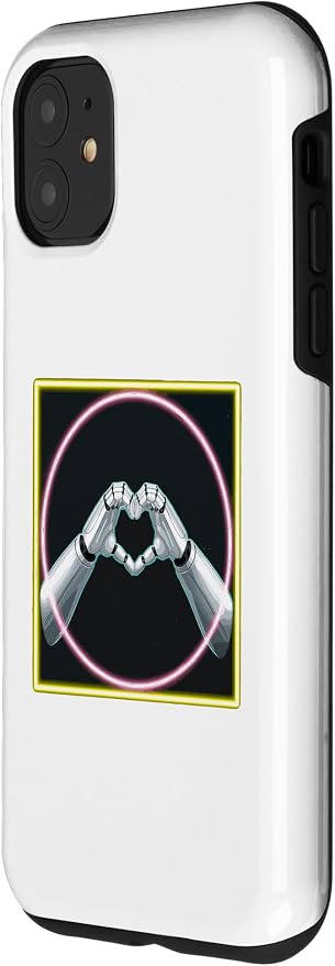 iPhone 11 Hand Heart AI Robot | Hands Robot Shirt Case