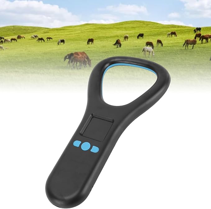 Dpofirs Pet Microchip Scanner, FDX B EMID Microchip Reader with 1.44 Inch LED Color Screen, Portable Pet Chip ID Reader Rechargeable for Dog Cat Pig Animals