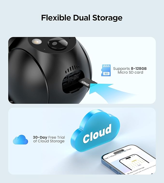 4G LTE Cellular Solar Security Camera Outdoor: No WiFi Solar Powered Security Camera Outdoor Built in SIM Card 2K Battery Wireless Cameras for Home Surveillance Outside 360° Live View Motion Detection