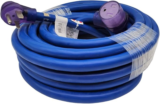 Parkworld Welder Extension Cord NEMA 6-50 Extension Cord, 6-50P to 6-50R STW 8AWG/3C for 40 Amp 250 Volt (50FT)
