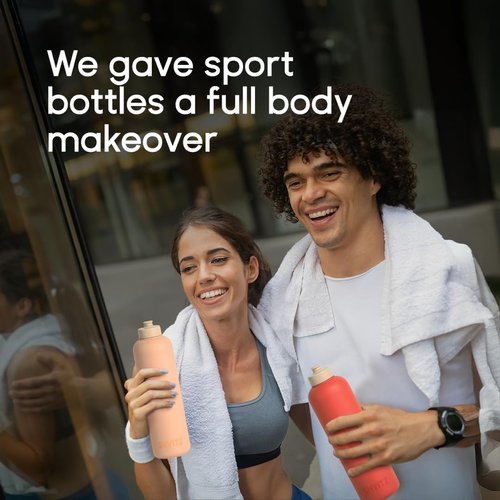 **Skiennix Sports Water Bottle - Lightweight, No Spill Design with One-Hand Spout - BPA Free - 24oz**