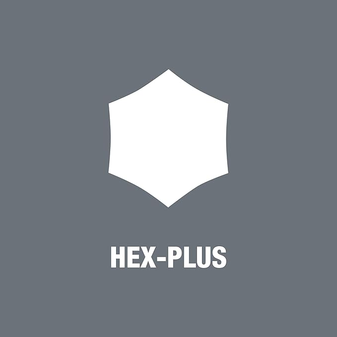 Wera 05133163001 950/9 Hex-Plus 3 L-key set, metric, chrome-plated, 9 pieces