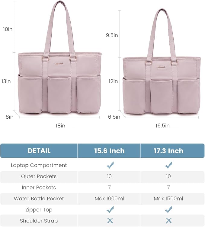 LOVEVOOK Teacher Nurse Tote Bag for Women Work, 15.6 Inch Laptop Bag With Large Cup Holder, Utility Everything Bag For Travel College Daily, Professional Computer Purse Handbag With Multi Pockets