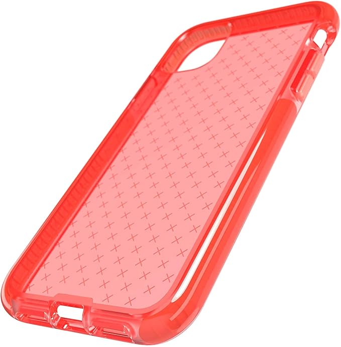 tech21 Evo Check Phone Case for Apple iPhone 11 with 12 ft. Drop Protection Coral