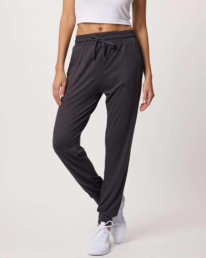 3 Pack Women's Lounge Joggers Sweatpant Active Athletic Yoga Workout Pocket | Available in Plus Size, Ladies Casual, Drawstring Gym Pants, Sleep Bottoms, Hiking, Running, Fitness, Exercise, Pajama, Soft