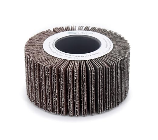 CS Unitec | PTX Flap Disc Wheel | 240 Grit Metal Grinder Tool Attachment | 4" Diameter x 2" Wide