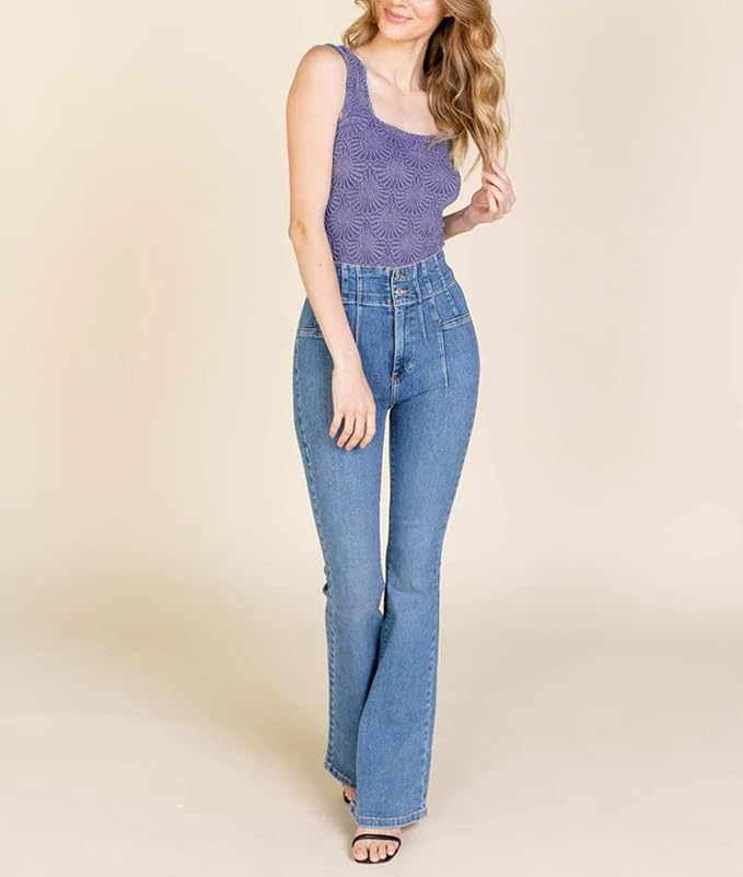 Women's Square Neck Wide Strap Crop Tank Tops Flower Going Out Tops Slim Fit Lettuce Trim Crop Cami Tops