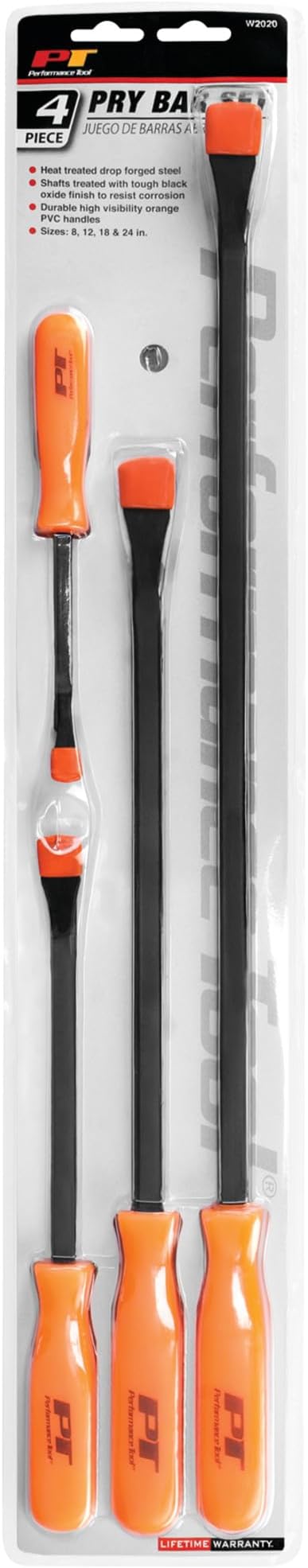 Performance Tool W2020 Pry Bar Set, 4-Piece