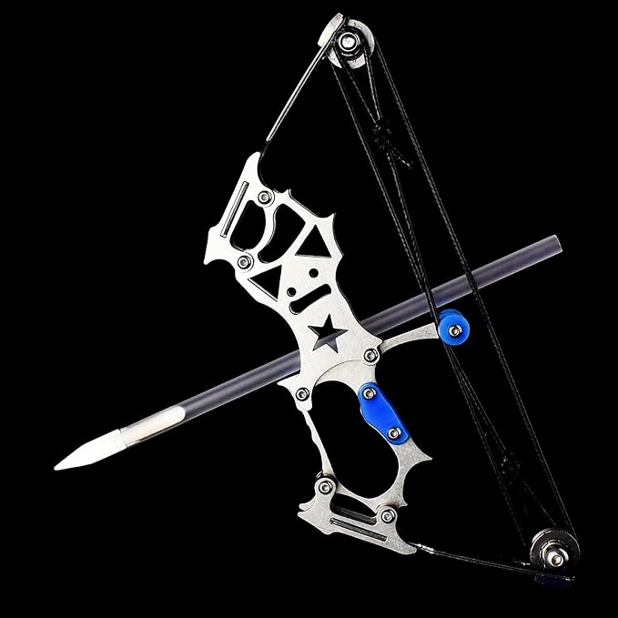 Archery Bow Set Left and Right Hand Compound Bow Hunting Bow Metal Material Catapult RH/LH for Practice Archery