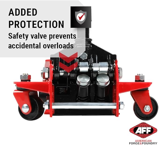 AFF 3.5 Ton Professional Floor Jack - Heavy Duty, Dual Pump - Low Profile Hydraulic Car Jack