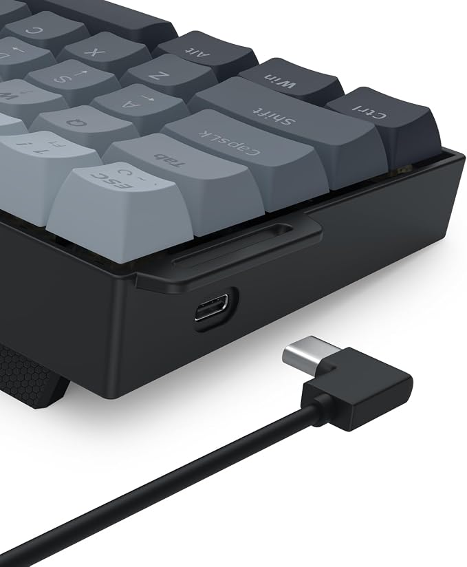 Redragon K617 HE Wired Hall-Effect Rapid Trigger Magnetic Gaming Keyboard | 8K Polling Adjustable Actuation, 61 Keys Design for More Room to Aim, Swap-Ready Socket for Mod, RGB Pro Software Supported
