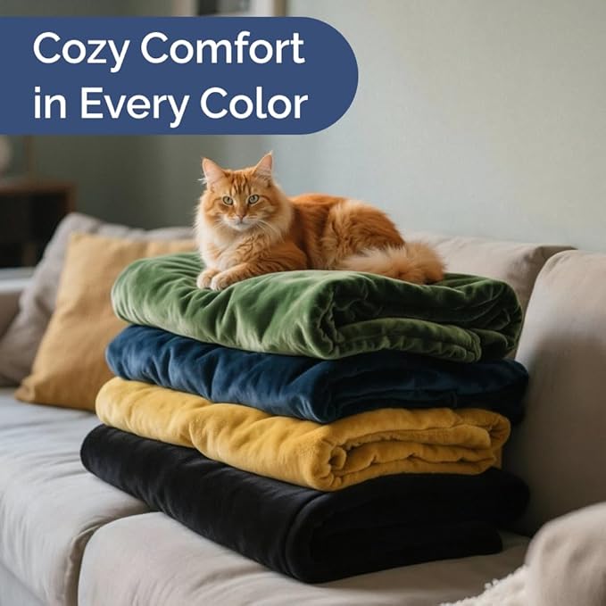 Ultra Soft Fleece Twin XL Blanket - College Dorm Room Essentials - Brown | Flannel Fleece, Thick, Warm & Breathable, All Season Cozy, Anti-Static, Microplush, Lightweight for Couch, Bed & Dorm Bedding