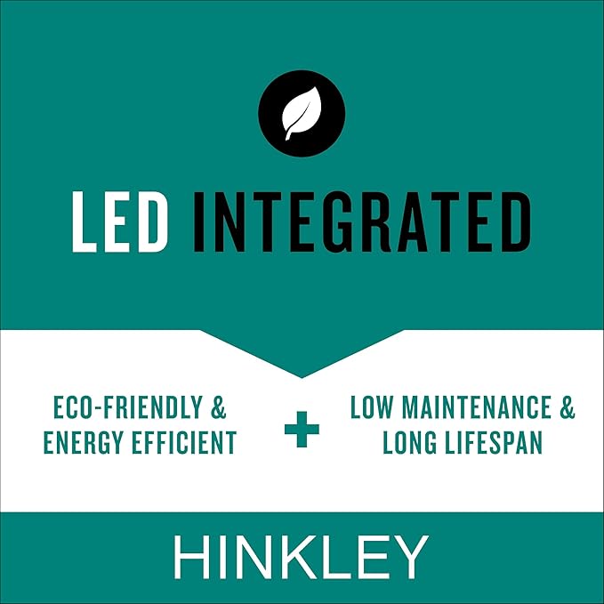 Hinkley Landscape Lighting Luna Horizontal 12v Step Light, Low-Voltage, 2700K, Fits Standard Gang Junction Box, Integrated LED, Bronze