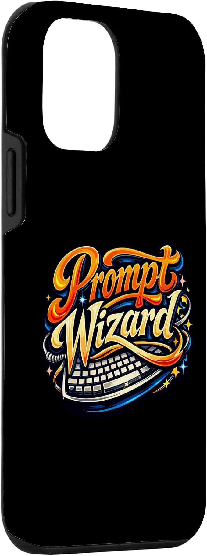 Prompt Wizard AI Retro Keyboard Case for iPhone 12 mini
