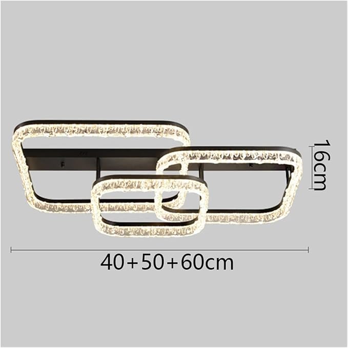 Nordic Home Decoration Salon Bedroom Decor Smart Led Lights Ceiling Light Indoor Lighting Versatile Use(Warm White,40 50 60cm)