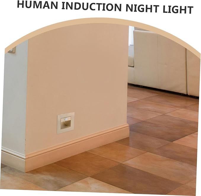 Motion Sensor Step Light Sleek Embedded Led Stair Lights for Use Soothing Warm Illumination for Aisles Staircases Hallways Versatile Safety Lighting