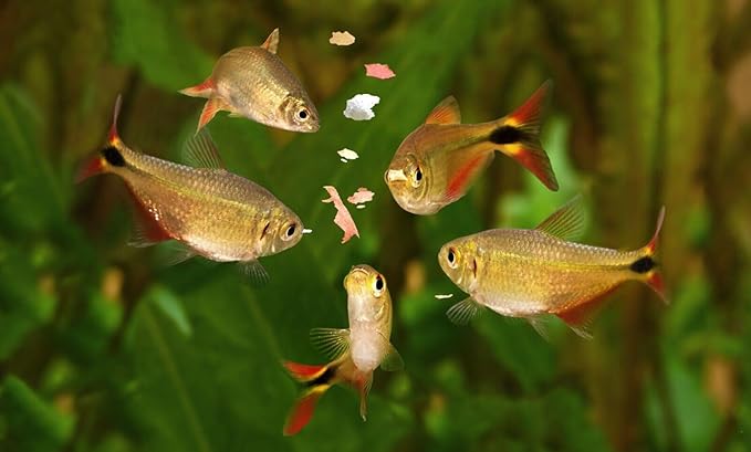 Aquatic Foods Inc. 30% Spirulina Premium Flakes for African Cichlids, All Central and South American Cichlids, Koi, Pond Fish, All Community Tropical Fish...WL…3-lbs Poly Bag
