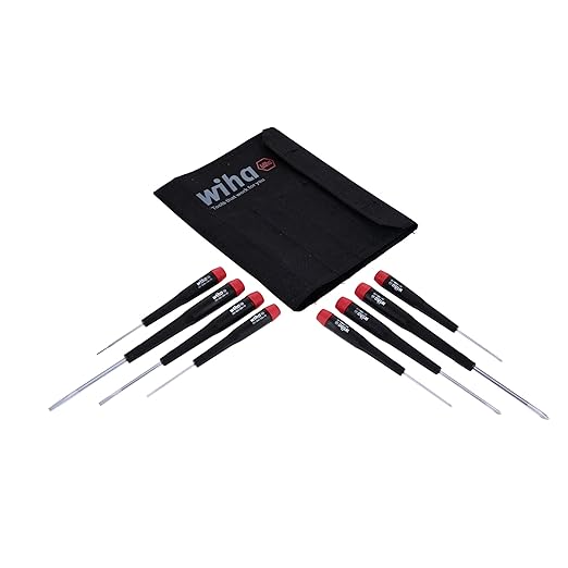 Wiha 66992 22pc Ball End Hex L-Key Set With MagicRing 26199 8pc Slotted & Phillips Screwdriver Set
