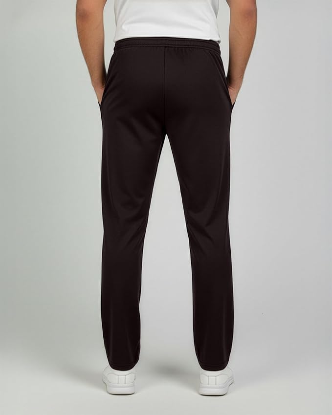 3 Pack Men's Mesh Open Bottom Sweatpants Active Athletic Workout Gym Pocket | Available in Big & Tall, Uncuffed, Elastic Waistband, Drawstring, Straight Leg, Running, Jogging, Exercise, Training, Sports