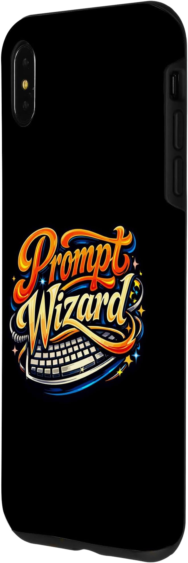 Prompt Wizard AI Retro Keyboard Case for iPhone Xs Max
