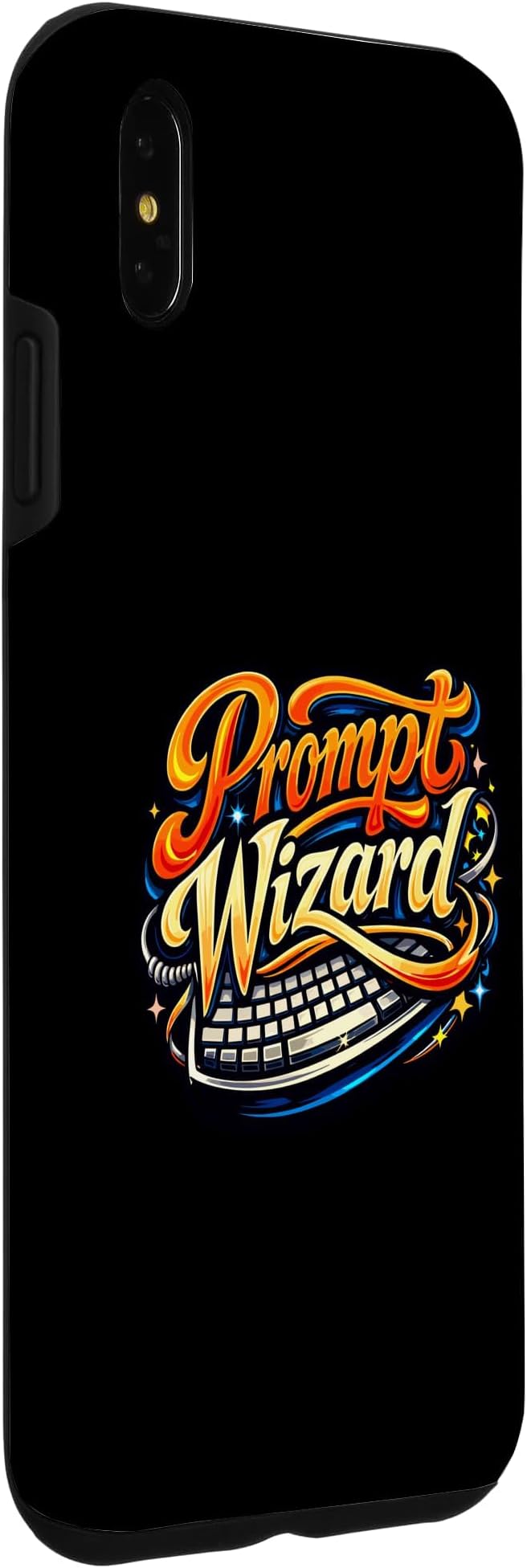 Prompt Wizard AI Retro Keyboard Case for iPhone Xs Max