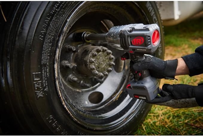 Ingersoll Rand W8571 3/4" 20V Cordless Impact Wrench Bare Tool, 2000 ft-lb Torque, 6" Extended Anvil, Friction Ring Thru-hole, Pistol
