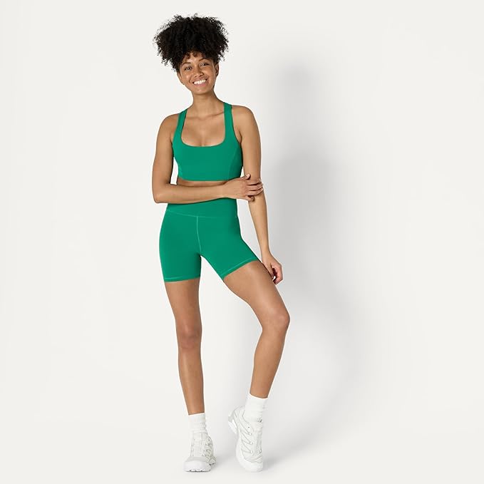 Amazon Essentials Women's Active FormFlex Buttery Soft High Waist Biker Shorts