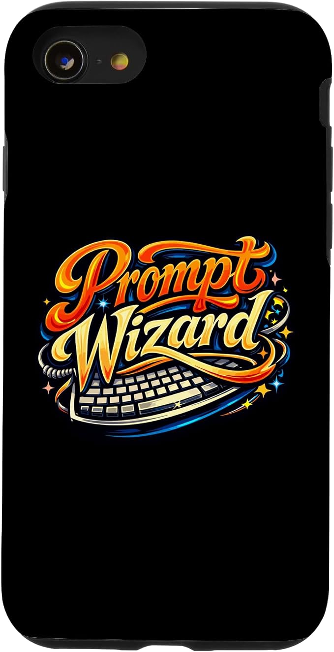 Prompt Wizard AI Retro Keyboard Case for iPhone SE (2020) / 7/8
