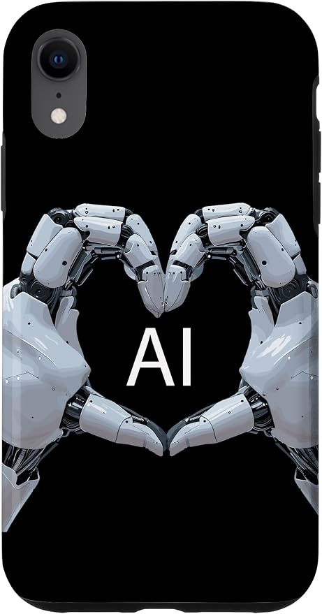 iPhone XR Love AI, Artificial Intelligence, robot hands Case