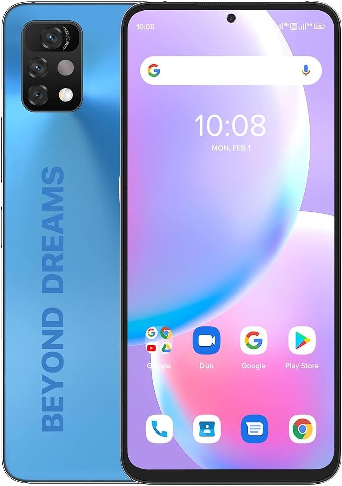 UMIDIGI A11 Pro Max Unlocked Cell Phone, Helio G80, 4GB+128GB Expandable 256GB, 6.8 Inch FHD Touch Screen, 5150mAh Battery Android Phone, 48MP+16MP, Dual SIM 4G Volte, Al Face Unlock
