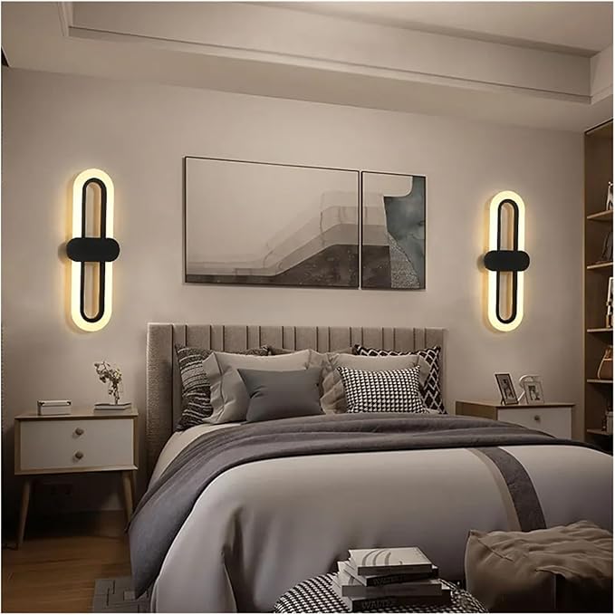 Bedroom Bedside Modern Minimalist Living Room Background wall led wall lamp Simple Aisle Balcony lamp,for Dining Living Room