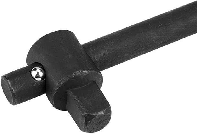 Akozon 1" T-Handle Wrench, Sliding Wrench Breaker Socket Wrench Breaker Bar, Heavy Duty Steel