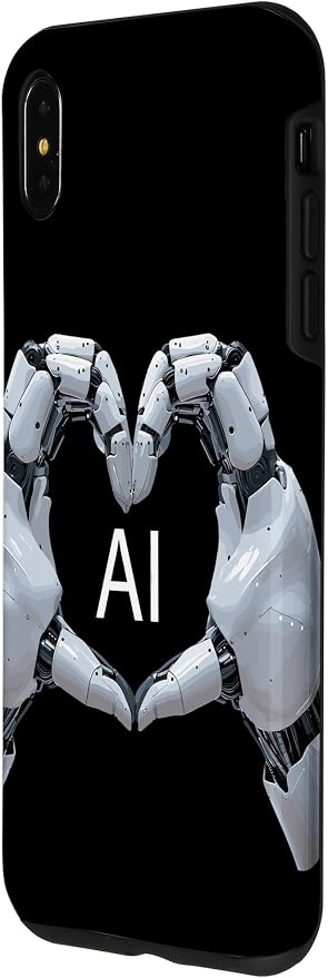 iPhone XS Max Love AI, Artificial Intelligence, robot hands Case