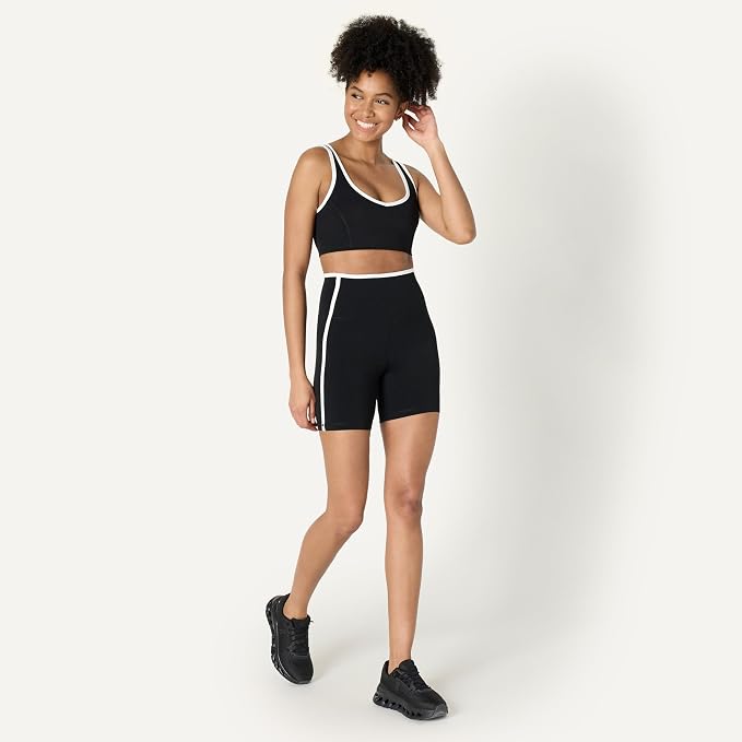 Amazon Essentials Women's Active FormFlex Buttery Soft High Waist Biker Shorts