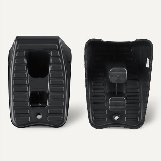 Amazon Basics Automotive Wheel Chocks, 2-Pack, Black