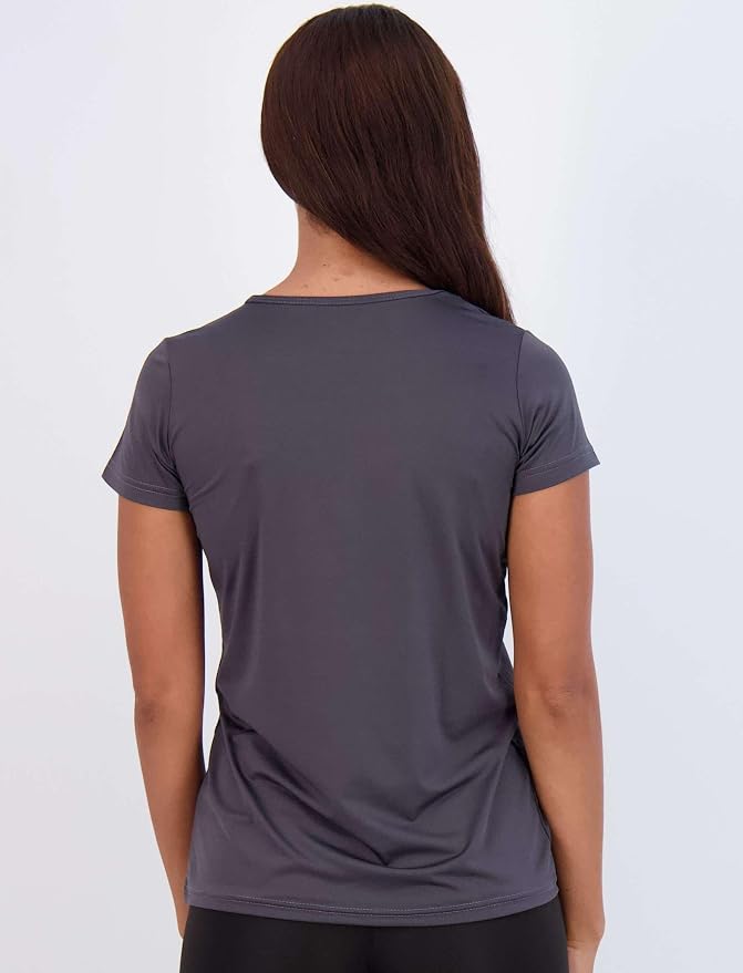 5 Pack Women's Dry Fit Short Sleeve Athletic Gym Workout Running Tops | Available in Plus Size, Exercise, Sports, Fitness, Quick Dry, Cooling, Moisture Wicking, Loose Basic Tees, Yoga, Pilates