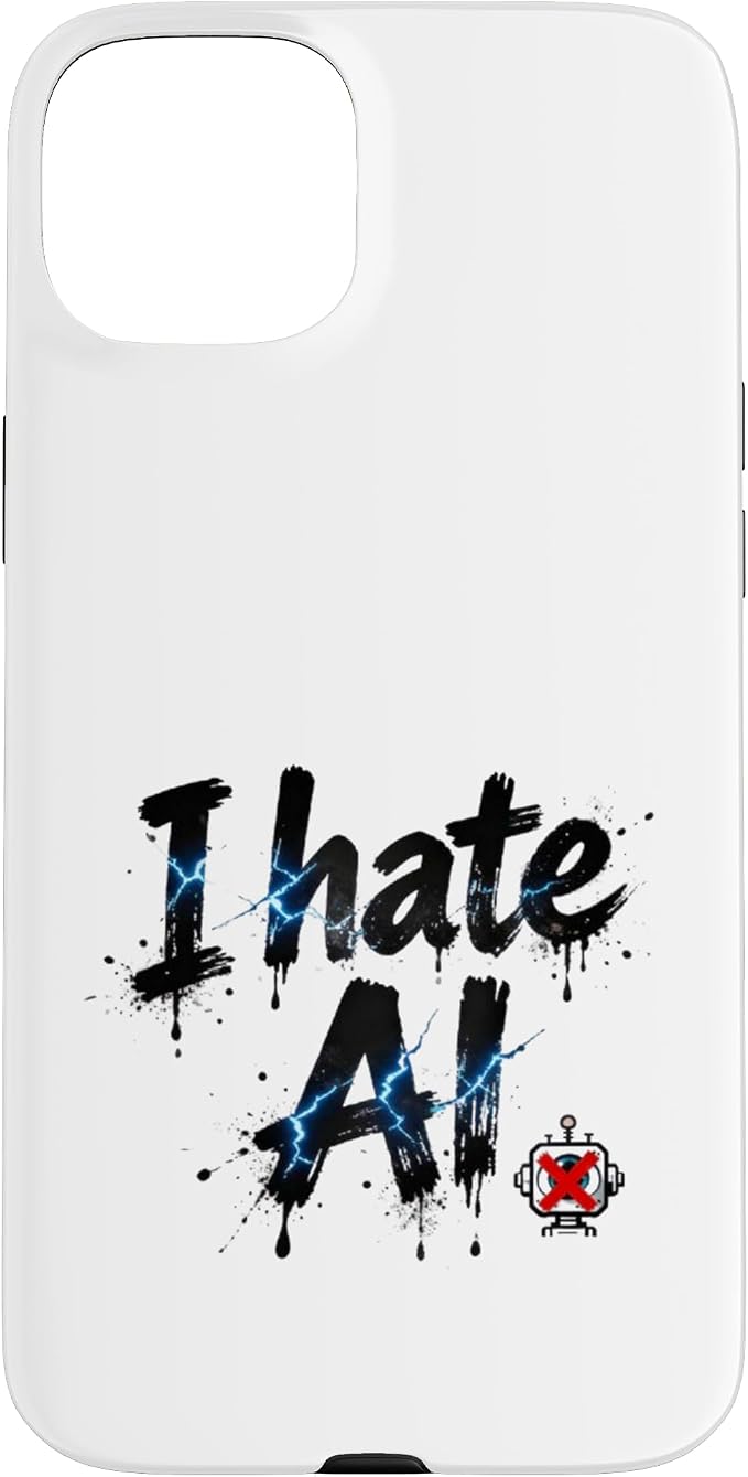 I Hate Ai Case for iPhone 15 Plus