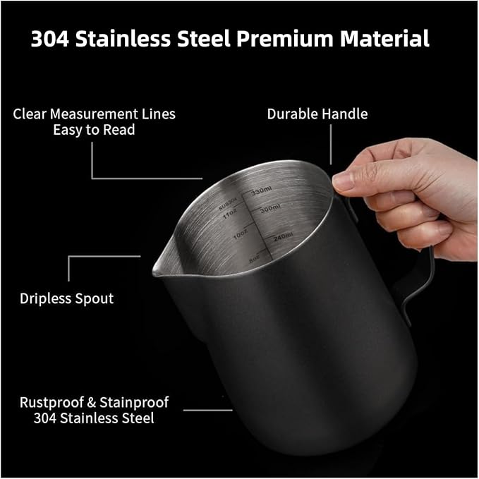 51mm Espresso Accessories 10 PCS - WDT Tool Kit， Coffee Tamper with Wood Espresso Tamping Station， Frothing Pitcher, Distributor, Stirrer, Dosing Funnel, Brush, Puck Screen， Latte Art Pen