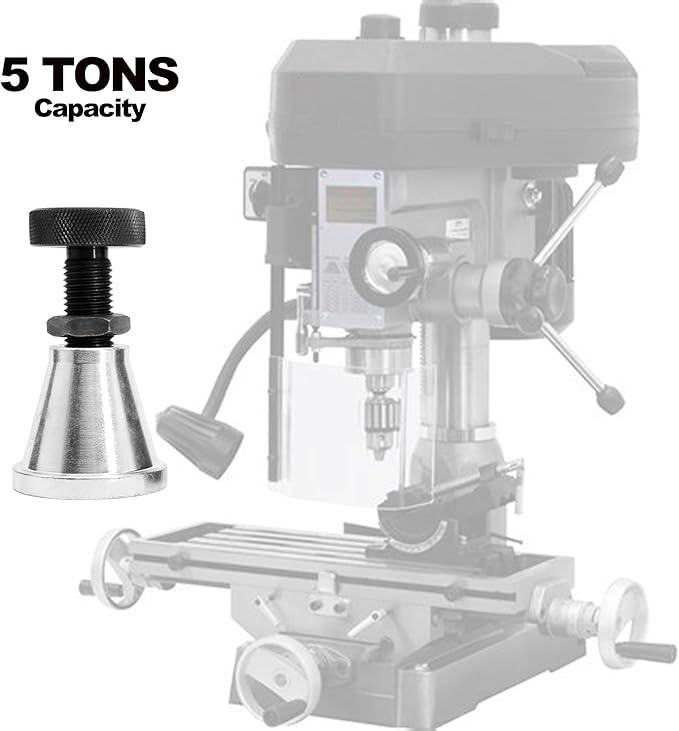 4 PCS Adjustable Screw Jack Stands, 2.63" to 4.02" Heavy Duty M18 Post Machinist Screw Jack Stands, 5 Tons Capacity for Large Drilling Milling Machines Leveling Jacks