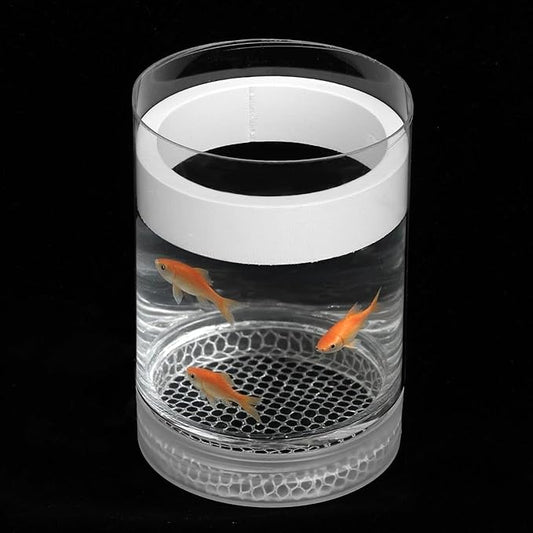 Breeder Box for Fish Tank, Acrylic Aquarium Divider Breeding Box, Floating Mesh Isolation Hatchery Incubator, Guppies Fishes Live Hatchery, Betta Fish Breeding Boxes, Baby Fishes Tank Separator