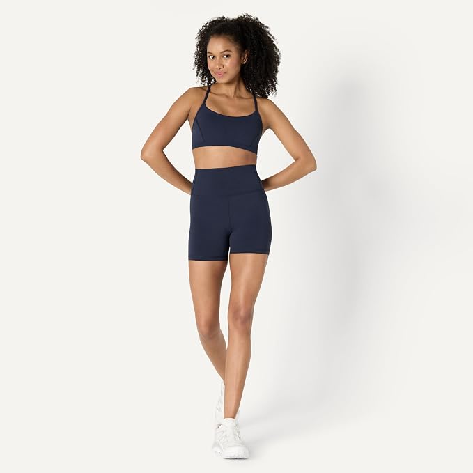 Amazon Essentials Women's Active FormFlex Buttery Soft High Waist Biker Shorts