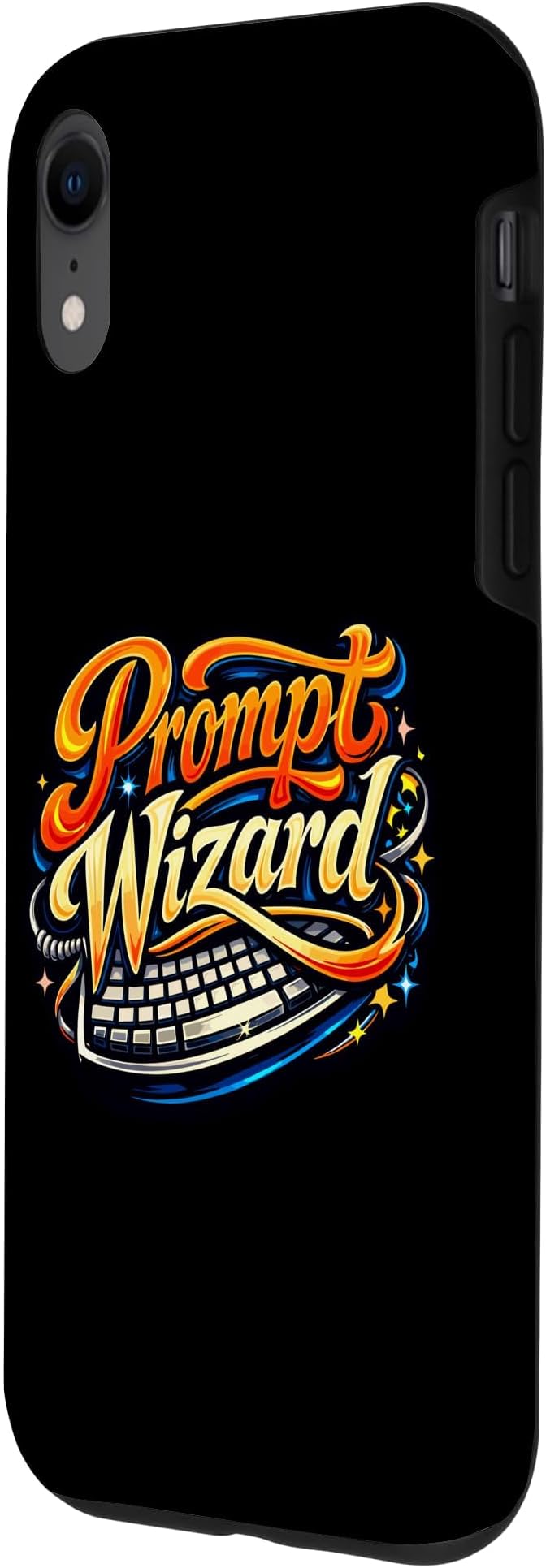 Prompt Wizard AI Retro Keyboard Case for iPhone XR