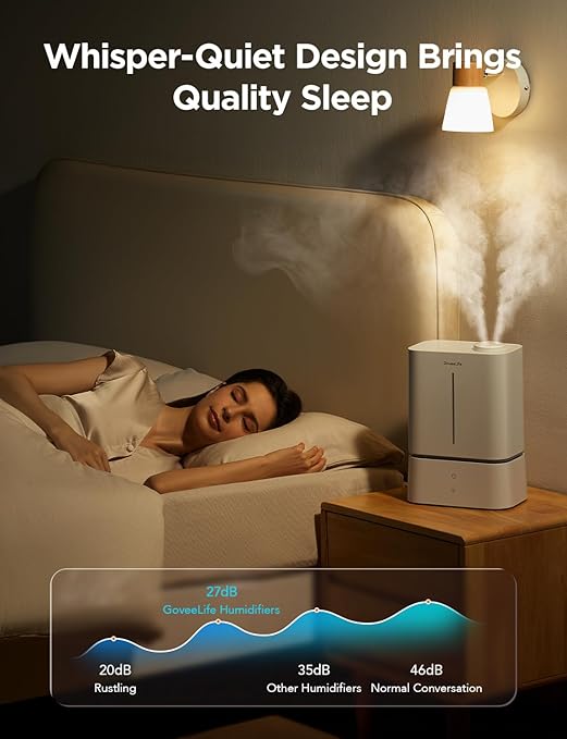 GoveeLife Smart Humidifier 4.5L for Bedroom Large Room & Smart Pool Thermometer