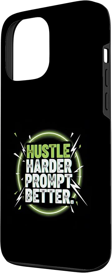 Hustle Harder Prompt Better AI Artificial Intelligence Case for iPhone 13 Pro Max