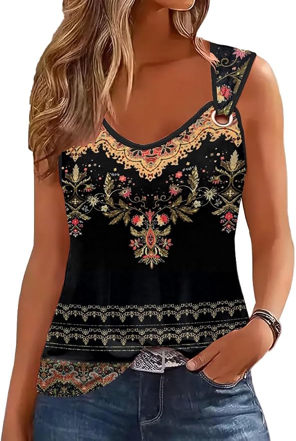 Disamer Womens Tank Tops 2026 Loose Fit Casual Summer Spaghetti Strap Trendy Spring Cute Lace Sleeveless T Shirts