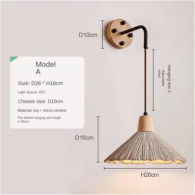 Bedroom Wall Lamp Led Bedside Atmosphere Creative Designer Personality Fashion Living Room Background,Contemporary(3 Changeable Color,Dia26X16CM)