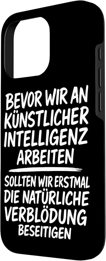 Fix Stupidity First ��� AI Can Wait Case for iPhone 16 Pro
